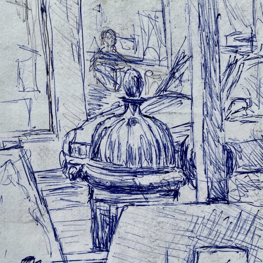 Urban Sketch Club with Betty Gannon Bealtaine Thur 14 May artwork by Betty Gannon 11am