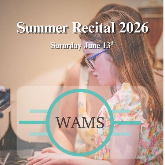 WAMS Summer Recital Sat 13 June 15 10 1