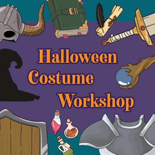 Jonas Noah Sabinas Halloween costume workshop